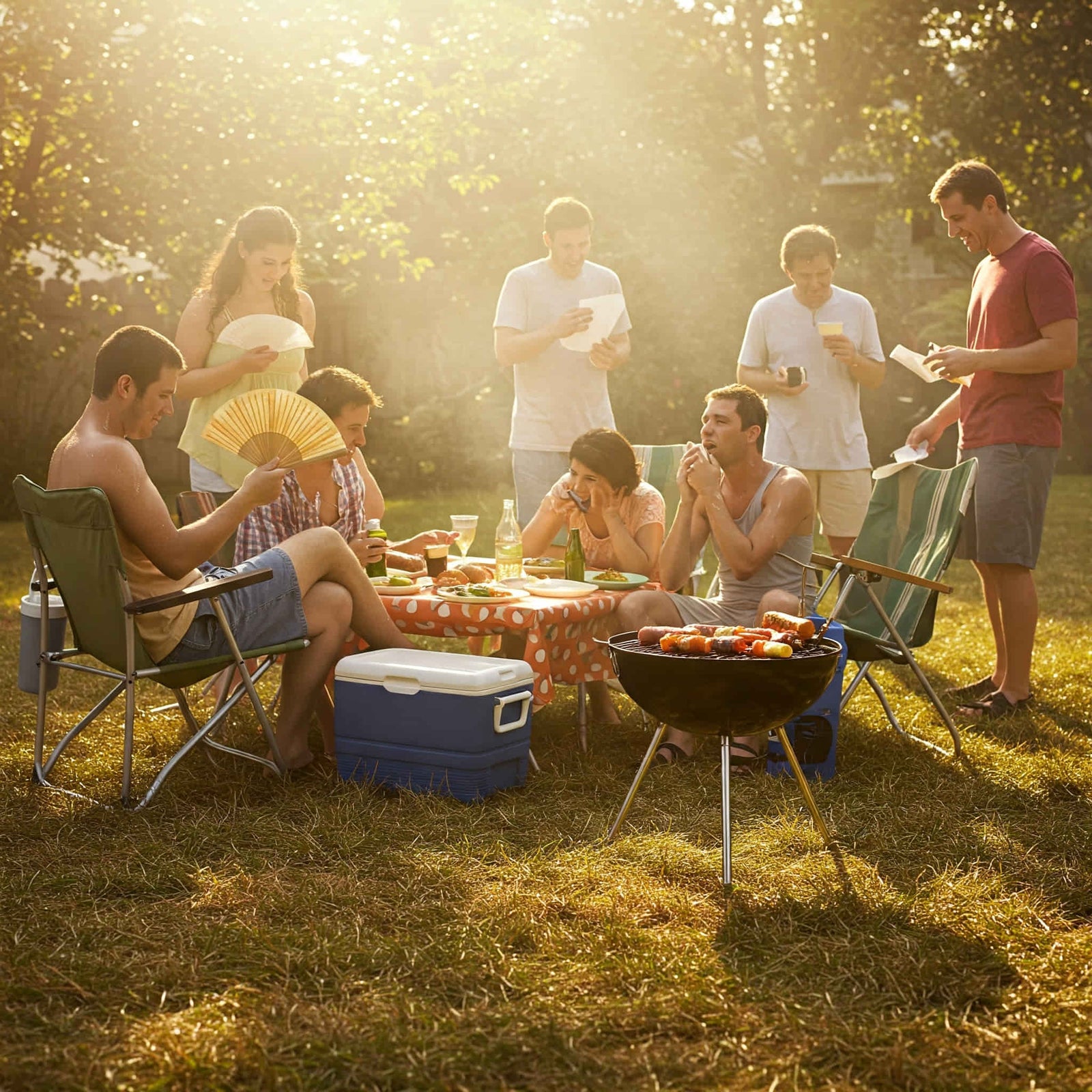 misting ceiling fans