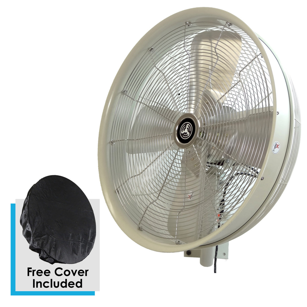 24" Professional Outdoor Waterproof Oscillating Fan