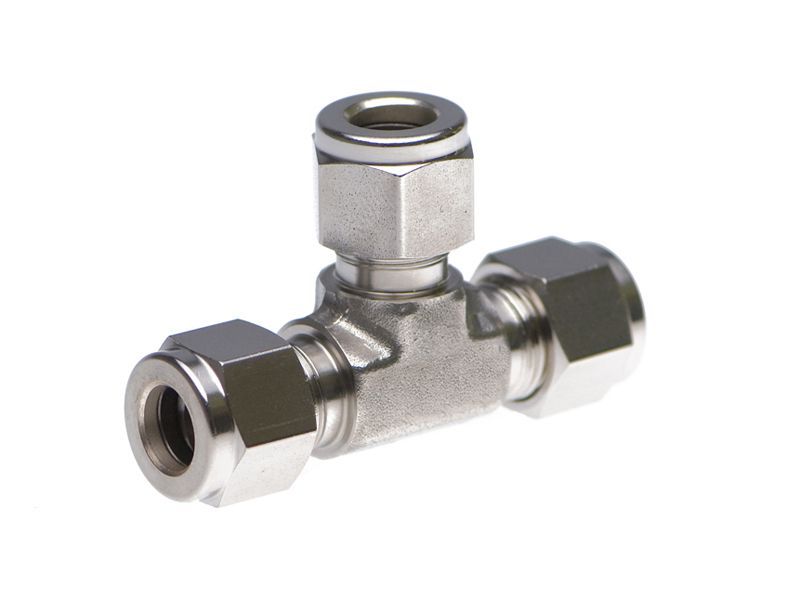 3/8" Stainless Steel Tee Compression Fitting
