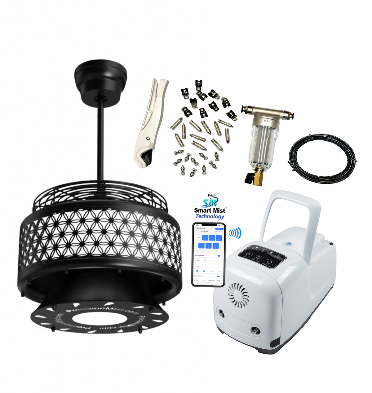 Luxaire Ceiling Misting Fan Kit