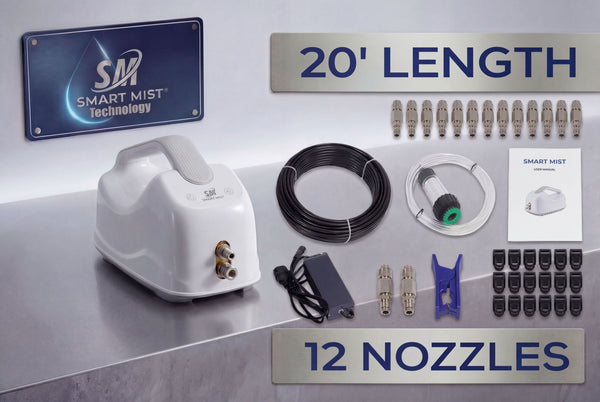 SM-050E 20'-24' 12 Nozzle High Pressure Misting System 700 psi w