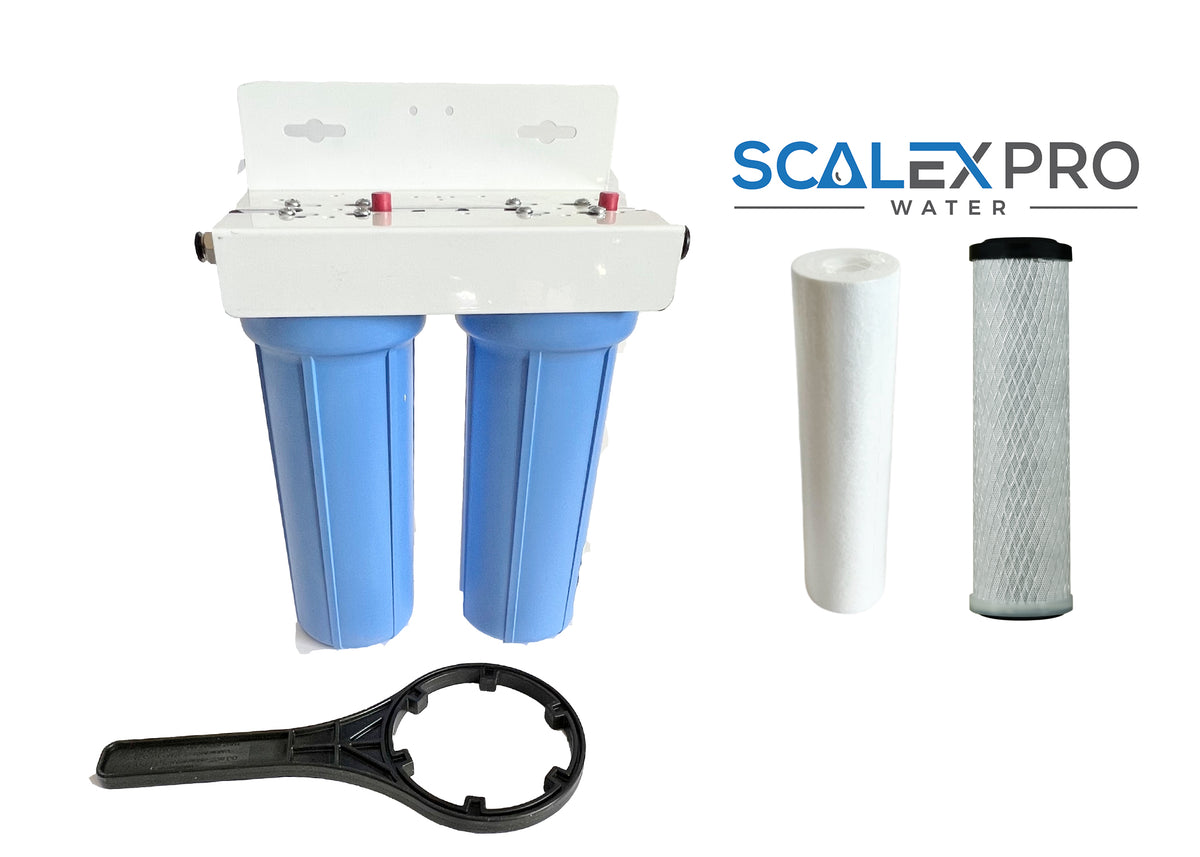 ( BETTER ) Dual Canister with wrench + Pre-filtration and Scalex Pro 1026
