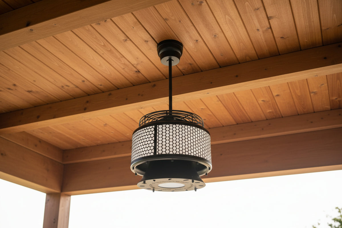 18" Luxaire Ceiling Misting Fan