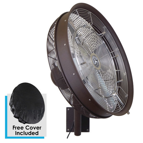 24" Misting Oscillating Professional Outdoor Waterproof Fan Kit with 8 nozzles