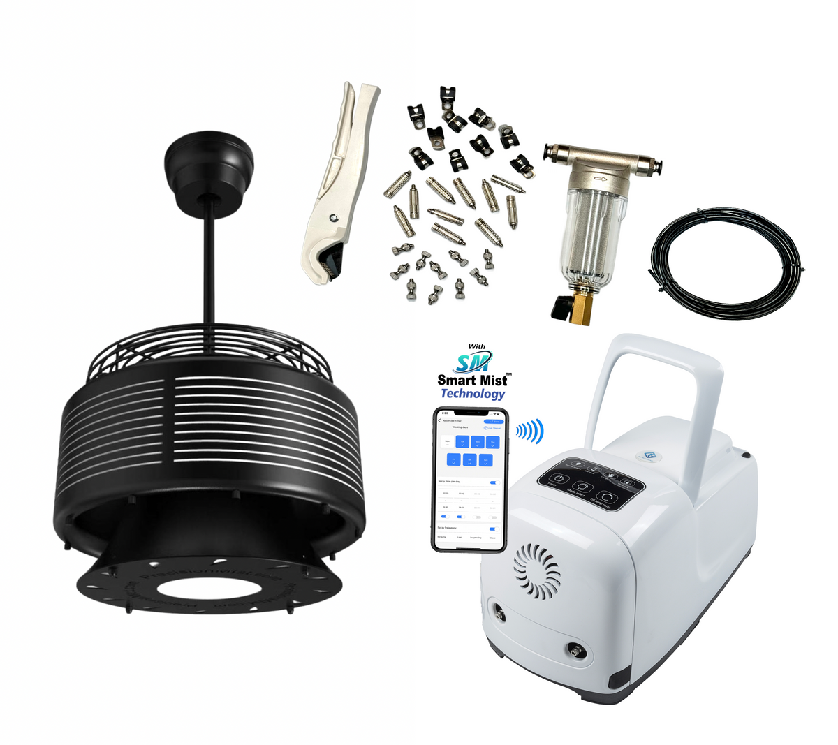 Luxaire Ceiling Misting Fan Kit