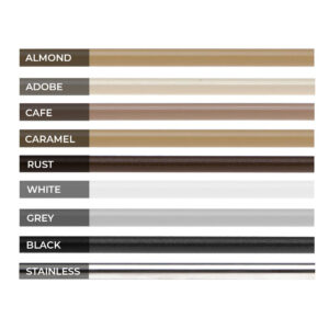 3/8" Blank Stainless Steel ( 8' Section )