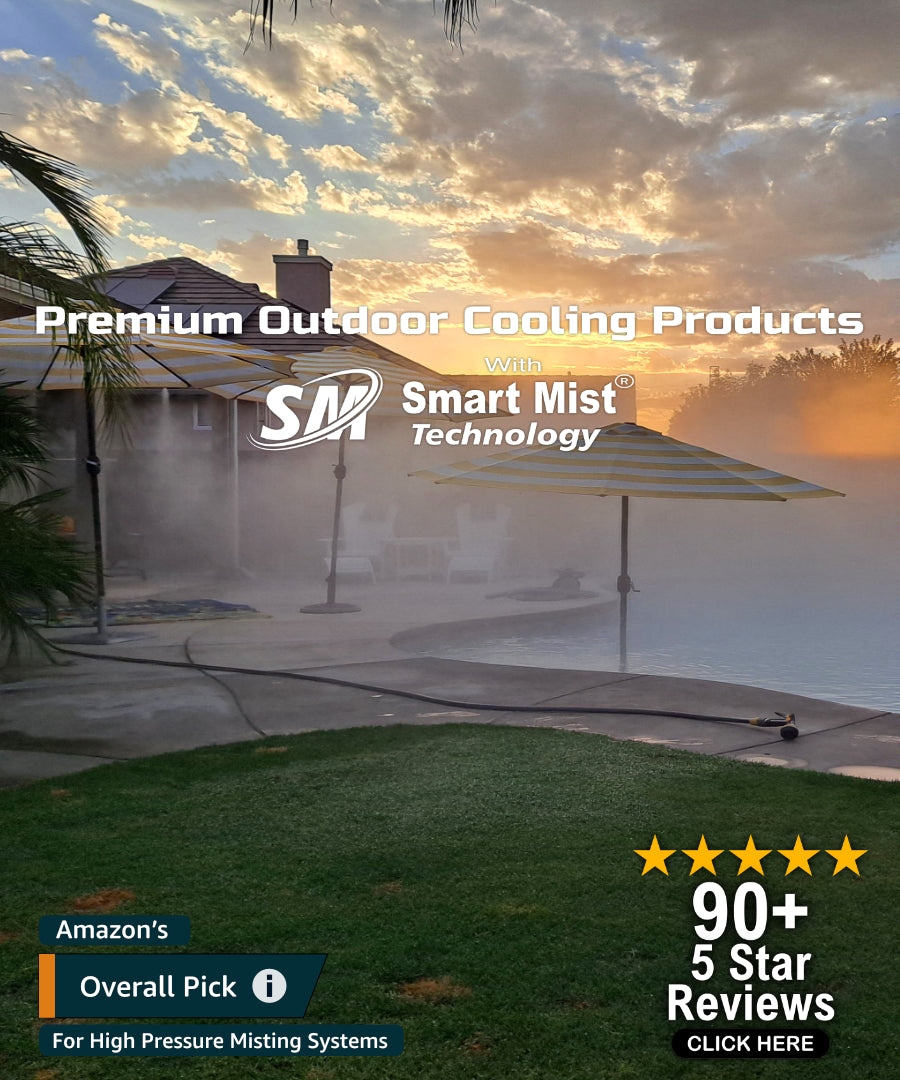 High-pressure misting kits. Outdoor cooling Arizona