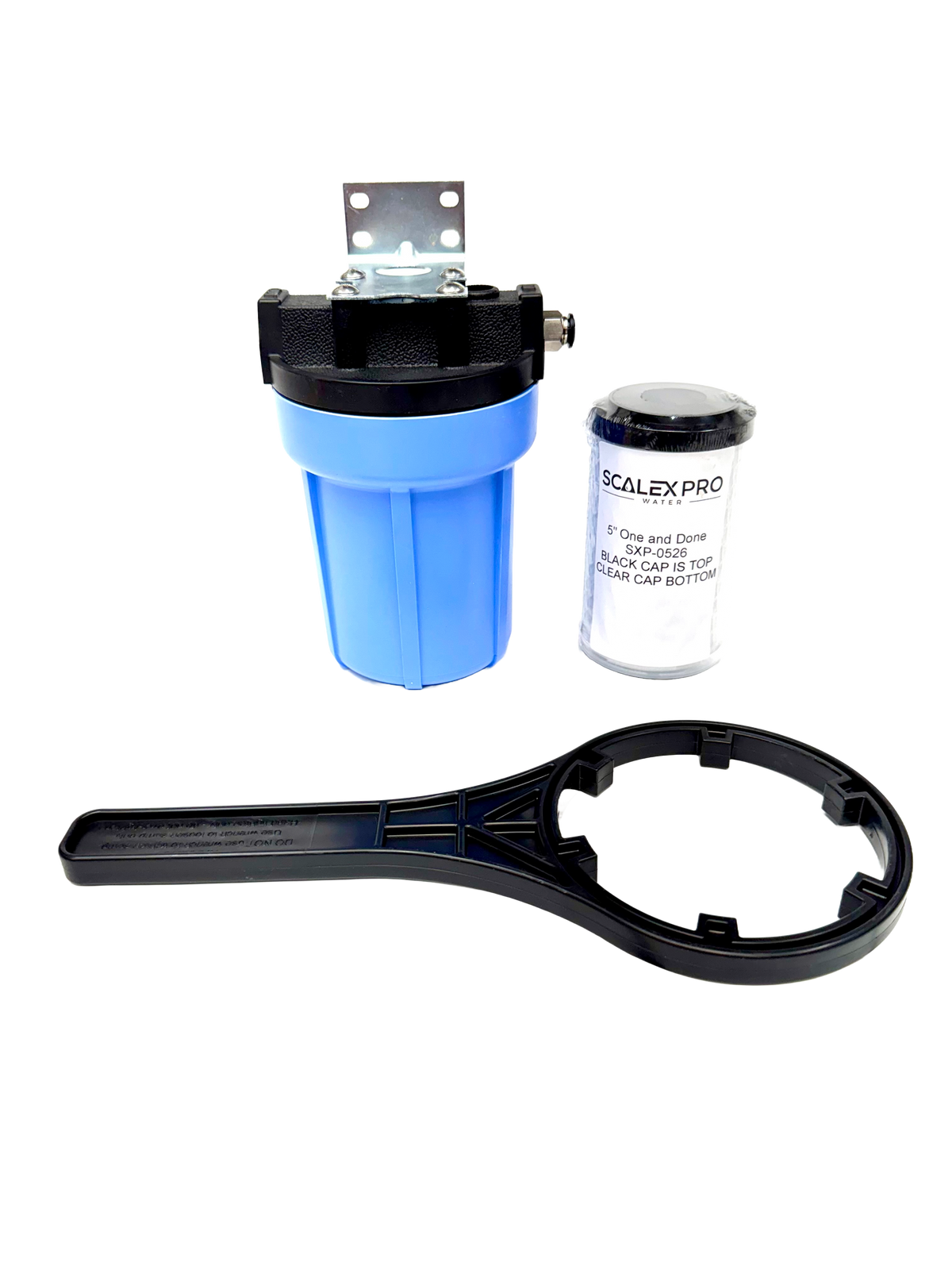 Single 5" Blue Cannister