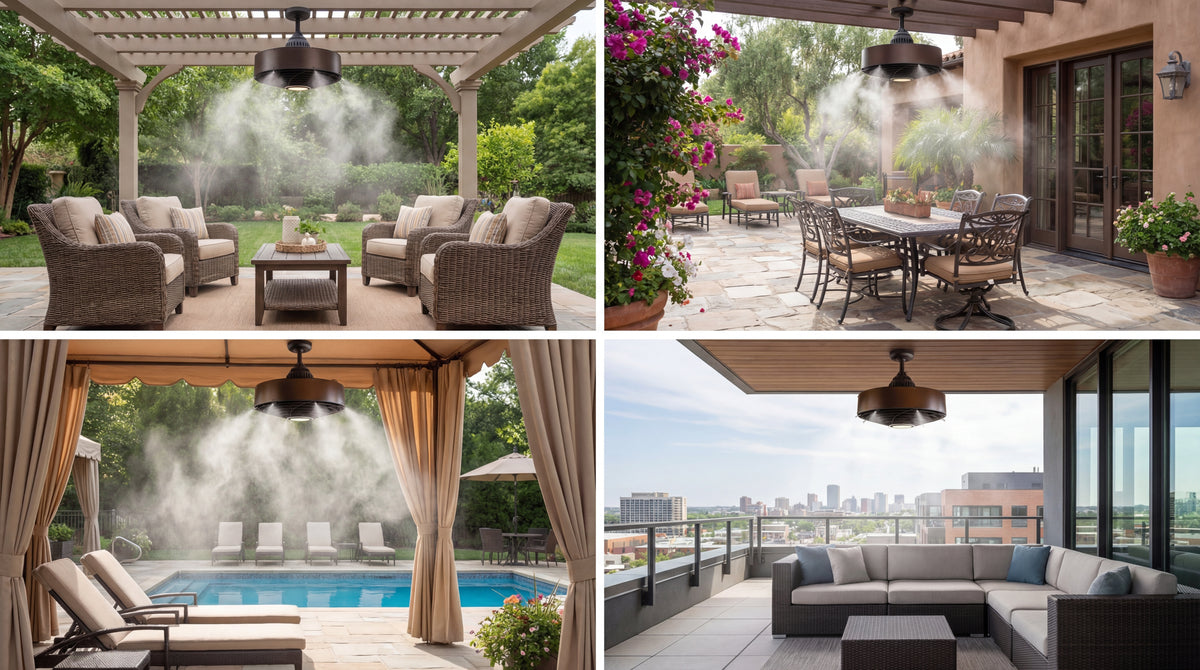 Pro-Mist Ceiling Misting Fan