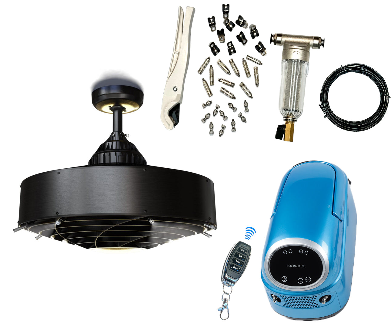 Mini Mist Kit Pro-Mist Ceiling Misting Fan Kit - Smart Mist USA