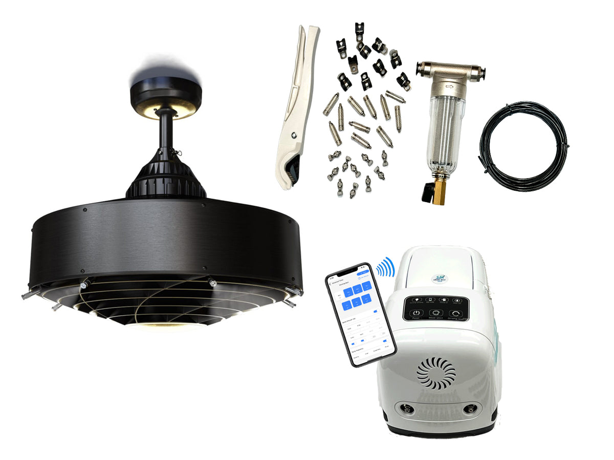 Pro-Mist Ceiling Misting Fan Kit
