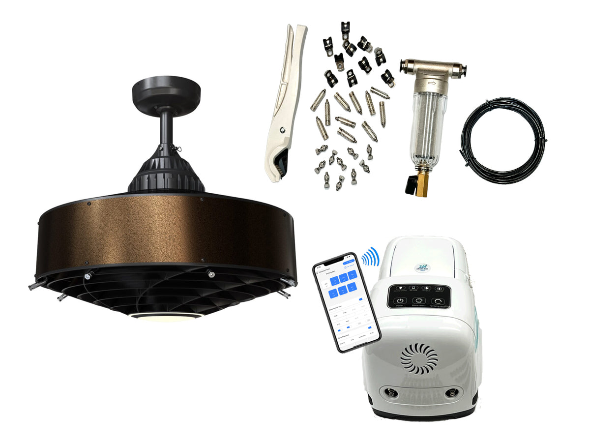 Pro-Mist Ceiling Misting Fan Kit