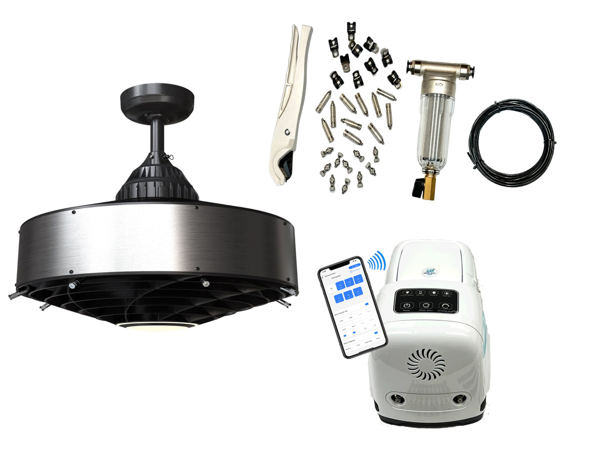 Pro-Mist Ceiling Misting Fan Kit