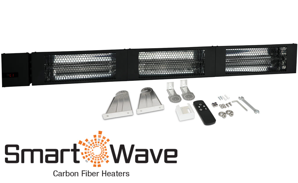 RK SmartWave® – 3 Lamp Carbon Fiber Radiant Heater