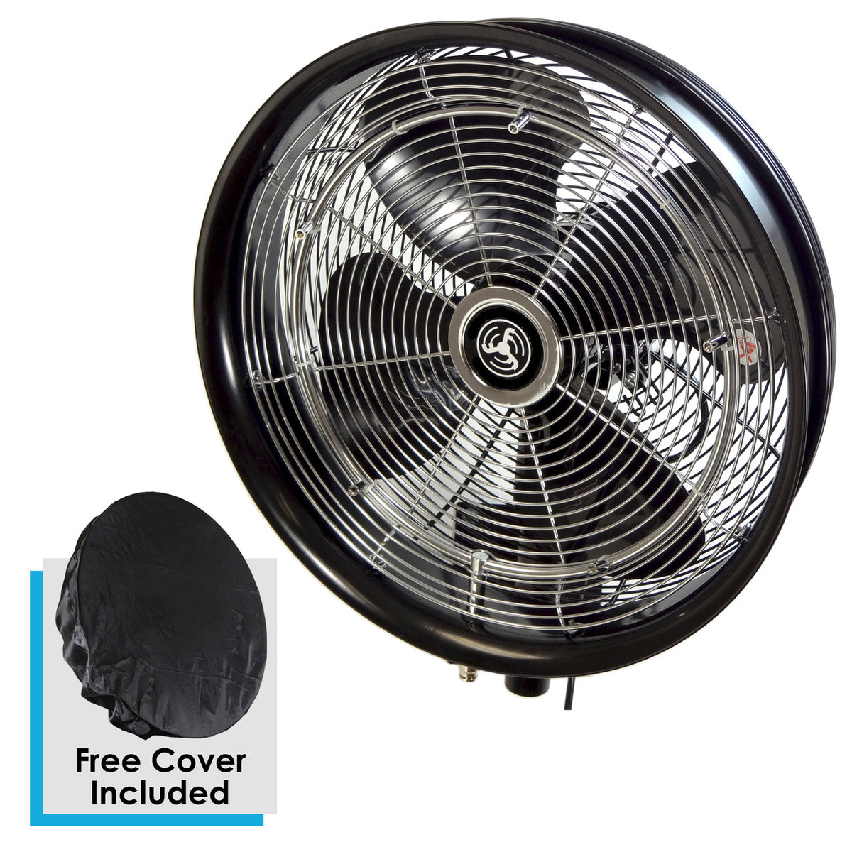 18 &quot; Misting Oscillating Professional Outdoor Waterproof Fan