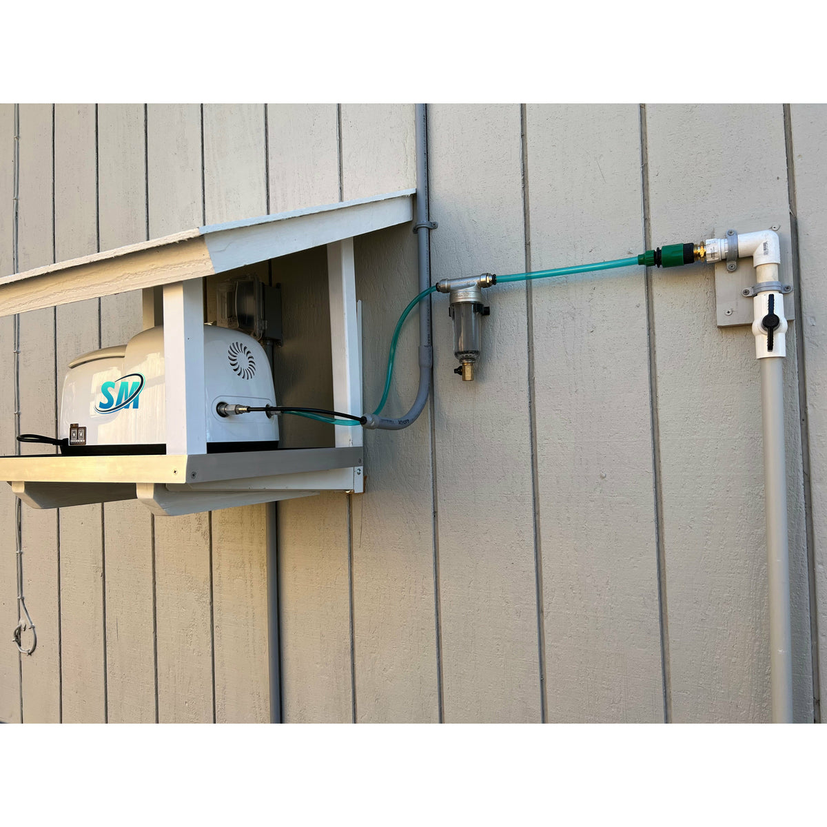 70 ft. - 35 nozzle high pressure misting system w/app control. DIY misting system  Kit with optional stainless steel tubing