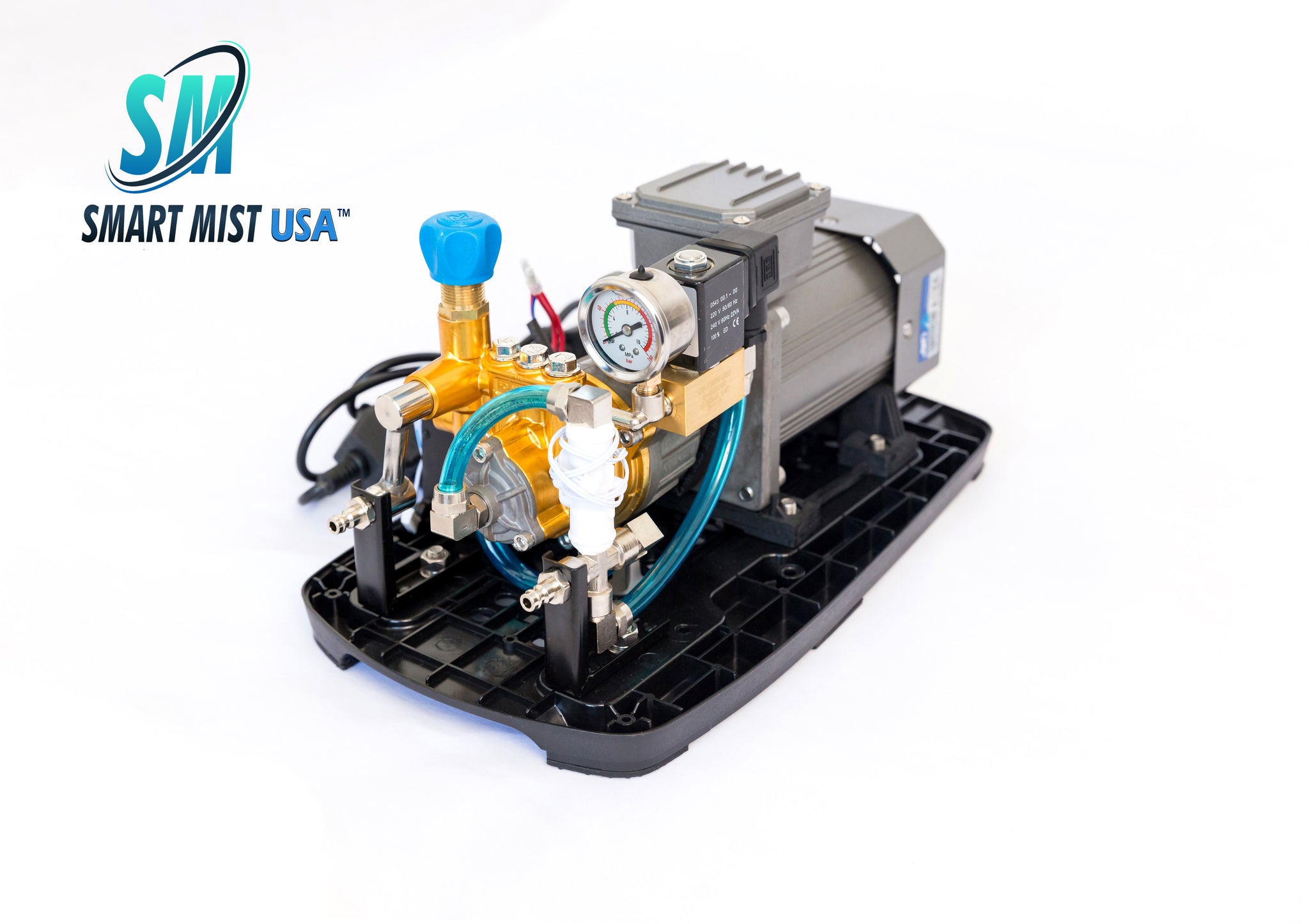 Smart High Pressure Misting System Kit-App Control 120'-60 Nozzle ...