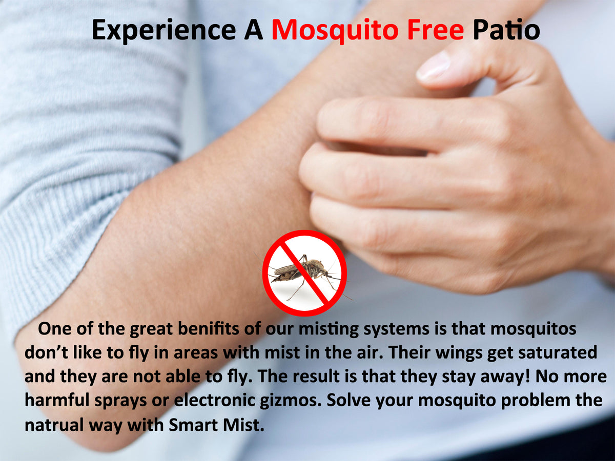 80 ft.- 40 nozzle high pressure misting system w/app control. DIY misting system  Kit with optional stainless steel tubing